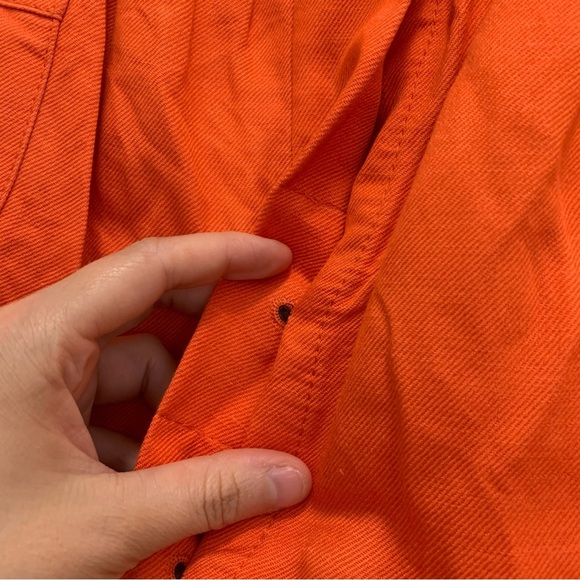 J Crew Factory Orange Skirt Size 2 - Picture 7 of 12
